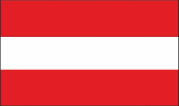 Fahne Österreich 140cm x 90cm